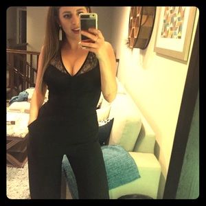 Bebe black jumpsuit